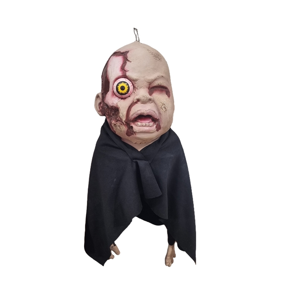 Hanging Zombie Baby w/ One Eye (H: 57cm x W: 20cm x D: 18cm)