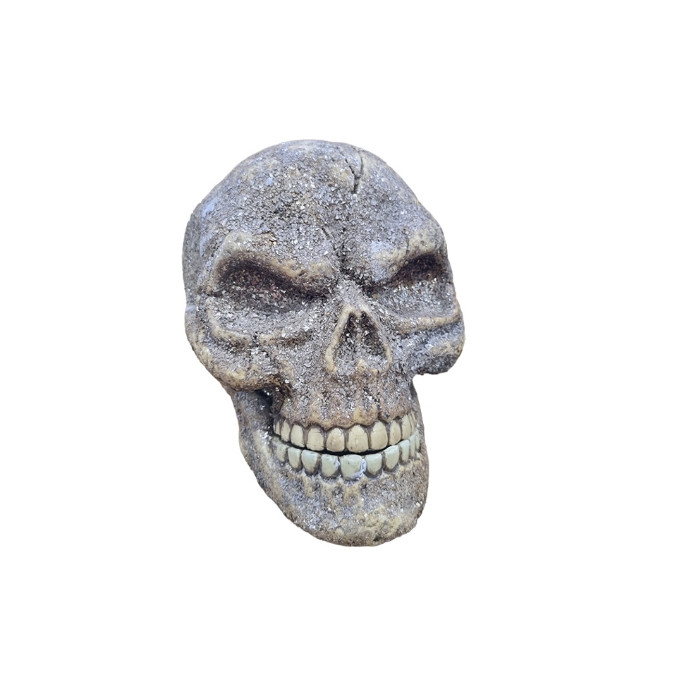 Monster Skull #4 Gold Glitter - Plastic