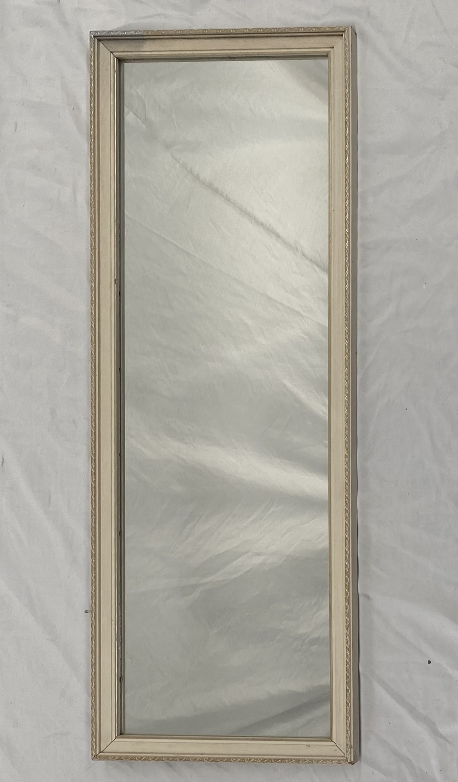 Mirror #29 Rectangular White Frame (H: 118cm x W: 39cm)