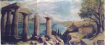 Greek Ruins Backdrop (W: 8m x H: 3.8m)