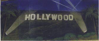 Hollywood Hills at Night (W: 8m x H: 4m)