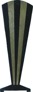 (d) Lectern 1920s Black & Gold (H120cm x L40cm x W37cm)