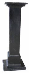 Plinth (k) Wooden Square Black (1m) [x=4]