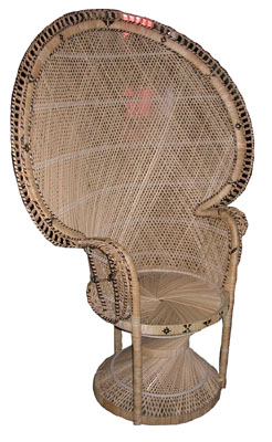 Cane Chair #03 Peacock