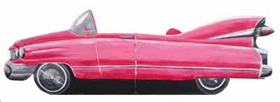 Cadillac Cut Out (H115cm x L260cm - Folded Length 190cm)