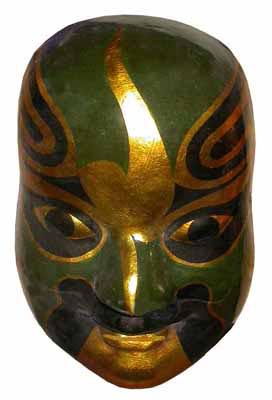 Mask Green (H: 32cm x W: 20cm)