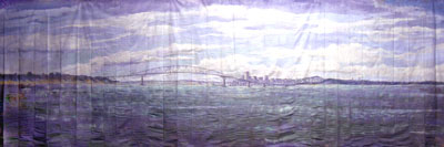 Auckland Harbour Day (8m x 3m)