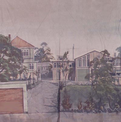 1980s Suburban Houses (W: 3.5m x H: 3.5m)