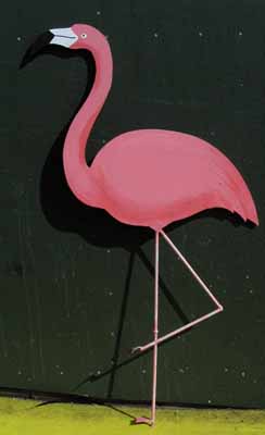 Flamingo Plywood Flat (H110cm x W70cm) [x=06]