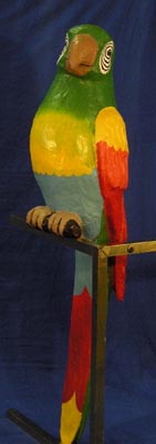 Parrot Giant Paper Mache (H155cm x W30cm x D35cm)