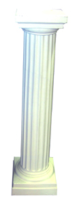 Column (i)  Doric Plastic White (1.24m) [x=2]