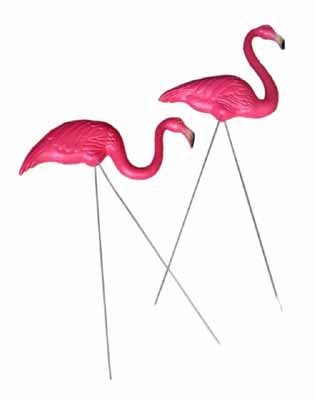 Flamingo Pink plastic (35cm x 50cm) [x=8]