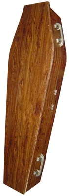 Coffin #10 Woodgrain Old (1.8m x 0.8m x 0.4m approx)