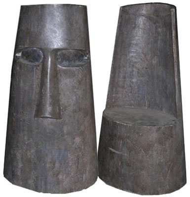 Easter Island Statues (H: 127cm x L: 70cm x W: 50cm)