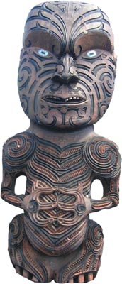 #002 Maori Carving Rua (2.79m x 1.20m)