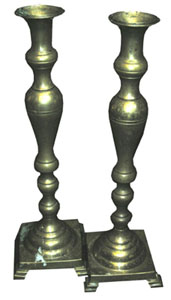 Brassware Candlesticks Large