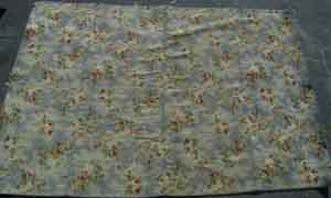 Rug Floral grey w/red  green  cream 2m x 2.6m)