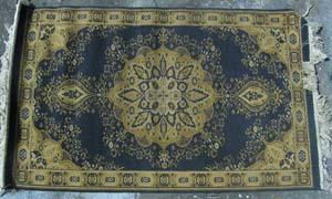 Persian rug Blue/Yellow  beige (0.7m x 1.35m)