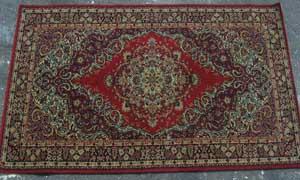 Persian Bright Red /Green/Blue/Beige Design (0.95m x 1.8m)