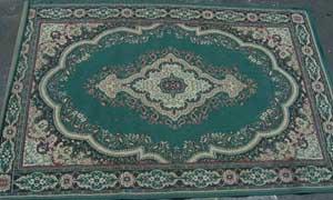 Persian Beige w/ Green, Cream (0.95m x 1.45m)