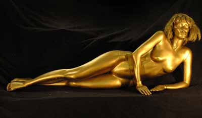 James Bond Girl Gold (H70cm x W170cm x D48cm)