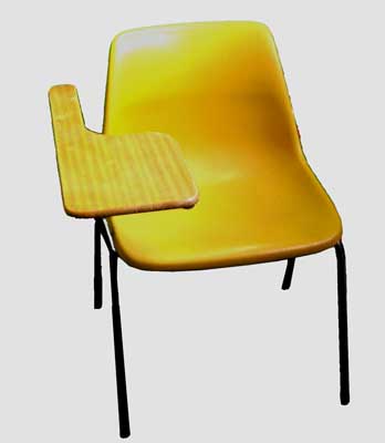 Chair School 004 Lecture Assorted Colours (H75cm  W55cm  D66cm) [x= 7]