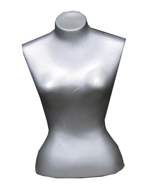 Mannequin #07 Torso Woman Silver (0.53m)