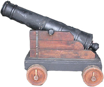 Cannon Wooden (Medium) (0.6m x 1.2m x 0.7m) [p=2] [x=2]