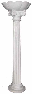 Column (S) Planter White (H: 1.6m)
