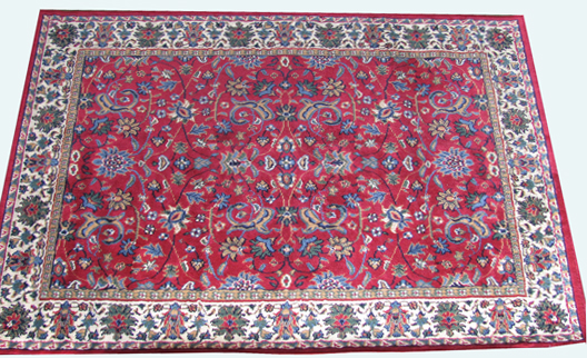 Persian Carpet  Red Cream Green (1.6m x 2.3m)