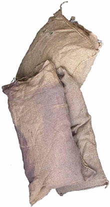 Sandbags (fake  filled with cotton) [x = 50]