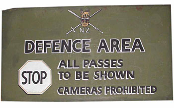 Sign Defence Area (H100 cm x W180cm)