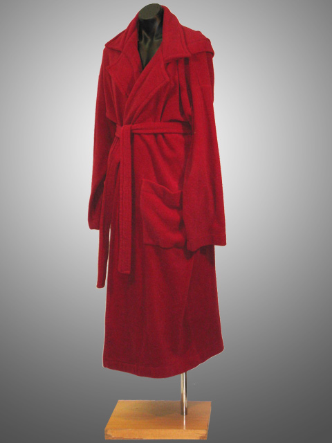 Fleece Robe Hooded All Sizes (Ind)