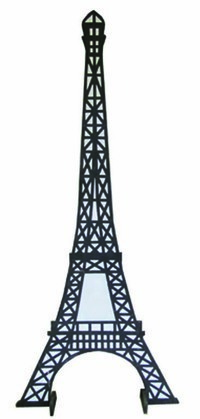 Eiffel Tower Cut-out (H: 2.2m x W: 0.9m) - First Scene - NZ's largest