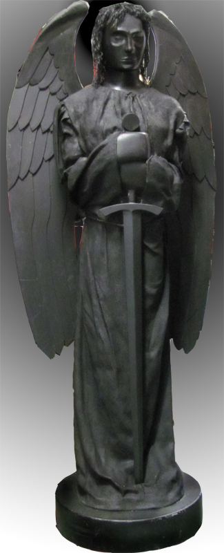 Dark Angel With Sword (H: 2.5 m x W: 1m)