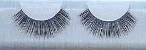 Eyelashes black sparkle