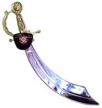 Pirate cutlass and eyepatch