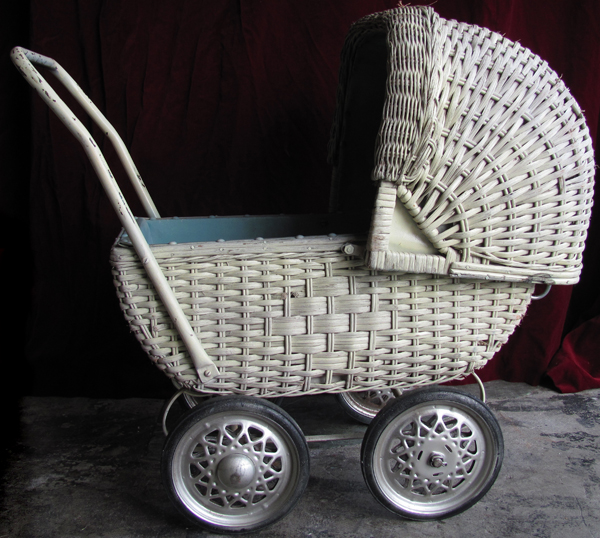 cane prams doll