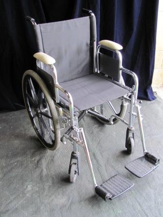Wheelchair (d), modern black nylon