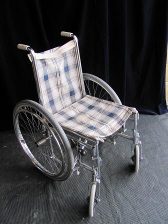 Wheelchair (g) tartan fabric