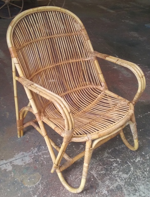 Cane Chair #12  (80 x 60 x 70cm) 2 in stock.
