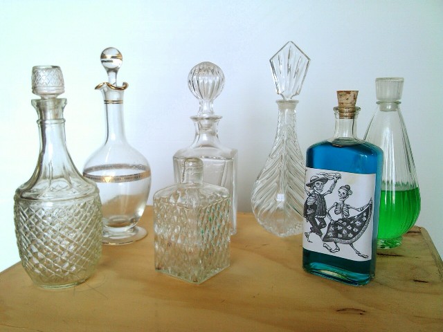 Decanters assorted