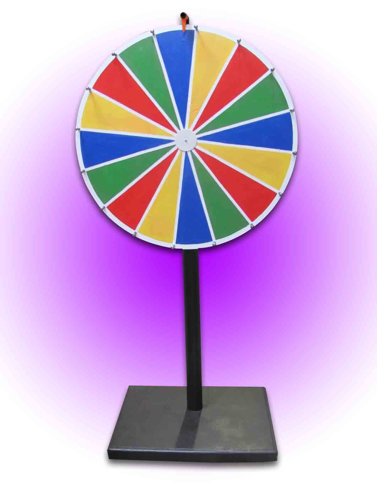 Wheel of Fortune Large (H: 2.04m x W: 1.21m x D: 0.61m) 