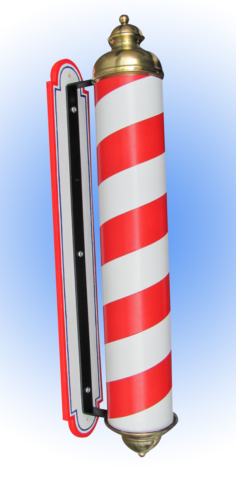 Barber's Pole (wall mountable H: 0.6m x W: 0.15m)