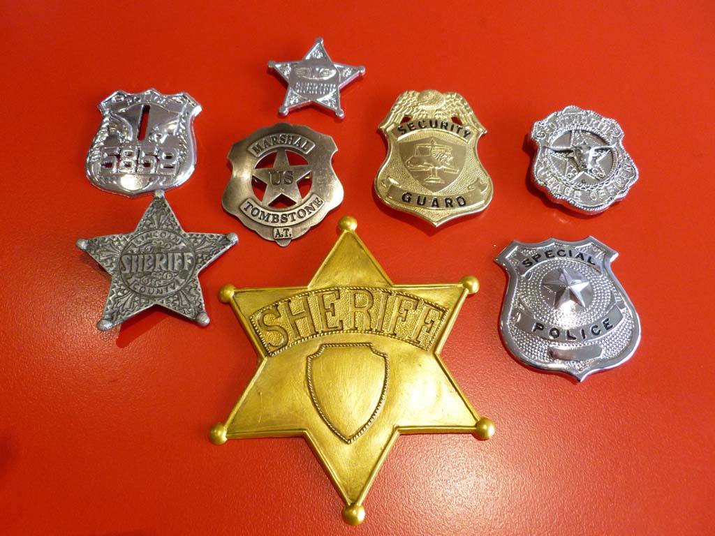 Sheriff Badges Assorted