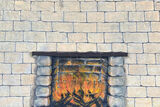 Stone Fireplace Backdrop (W: 4.7m x H: 3m)
