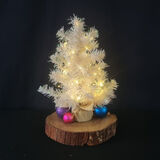 Christmas Tree Centrepiece White (H: 45cm)