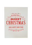 SIGN: We Wish You A Merry Christmas (H: 0.93m x W: 0.62m)