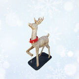 Reindeer Baby Male Gold w/ Collar (H: 1.15m x L: 0.74m x W: 0.39m)