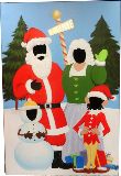 Christmas Flats Stand-in (photo op) Santa, Mrs Claus, Snowman (H: 2.15m x W: 1.22m)
